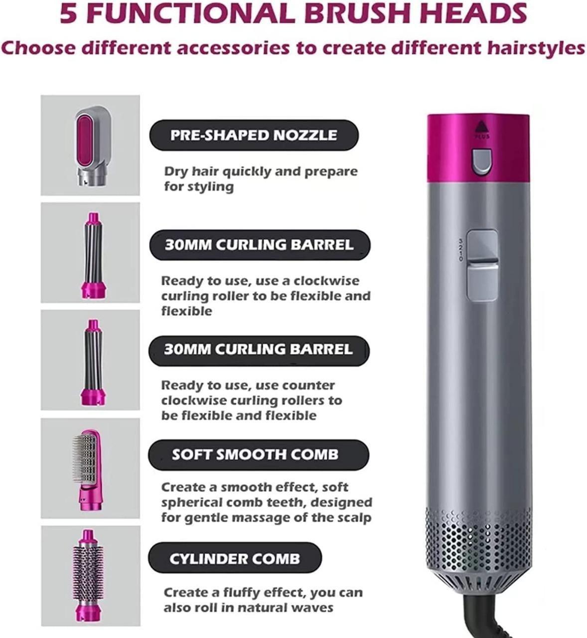 5 in 1 Multifunctional Hair Dryer Styling Tool,