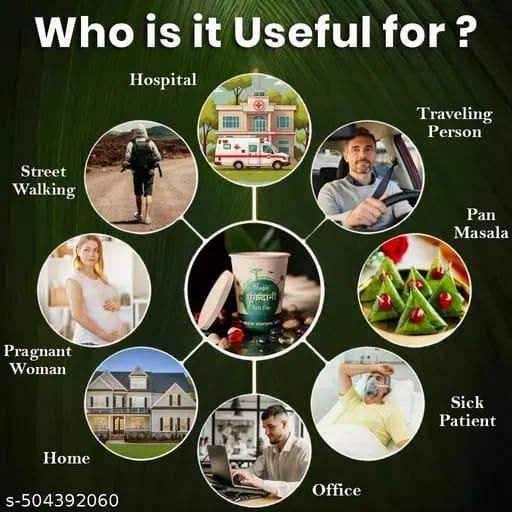 Magic Disposable Spit Cup for Home/Office/Patients/Car (Solidifies Liquid Pack of 10)